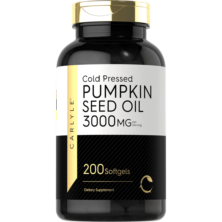 健康・医学 Pumpkin Pumpkin Seed Oil 3000mg per serving | 120 Softgels