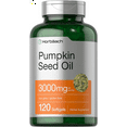 Pumpkin Seed Oil 3000Mg 120 Softgel Capsules Cold Pressed Dietary