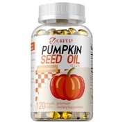 Pumpkin Seed Oil Capsules - Urinary & Bladder Support, Youthful Skin, Hair Growth - Vegan - 120 Capsules