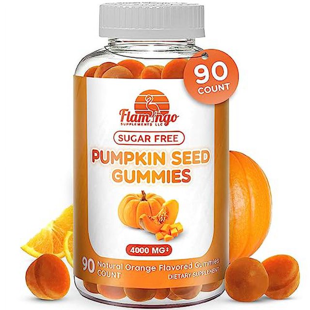 Pumpkin Seed Oil Gummies (4000mg) SugarFree Naturally Flavored