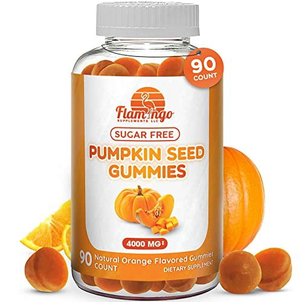 Pumpkin Seed Oil Gummies Sugar Free 4000 mg Pumpkin Seed Extract