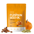 thumbnail image 1 of Pumpkin Seed Oil with Saw Palmetto – 1000mg Per Serving, 300 Softgels | Cold Pressed Virgin Oil | Supports Prostate, Bladder, Urinary & Hair Health | Non-GMO, 1 of 6