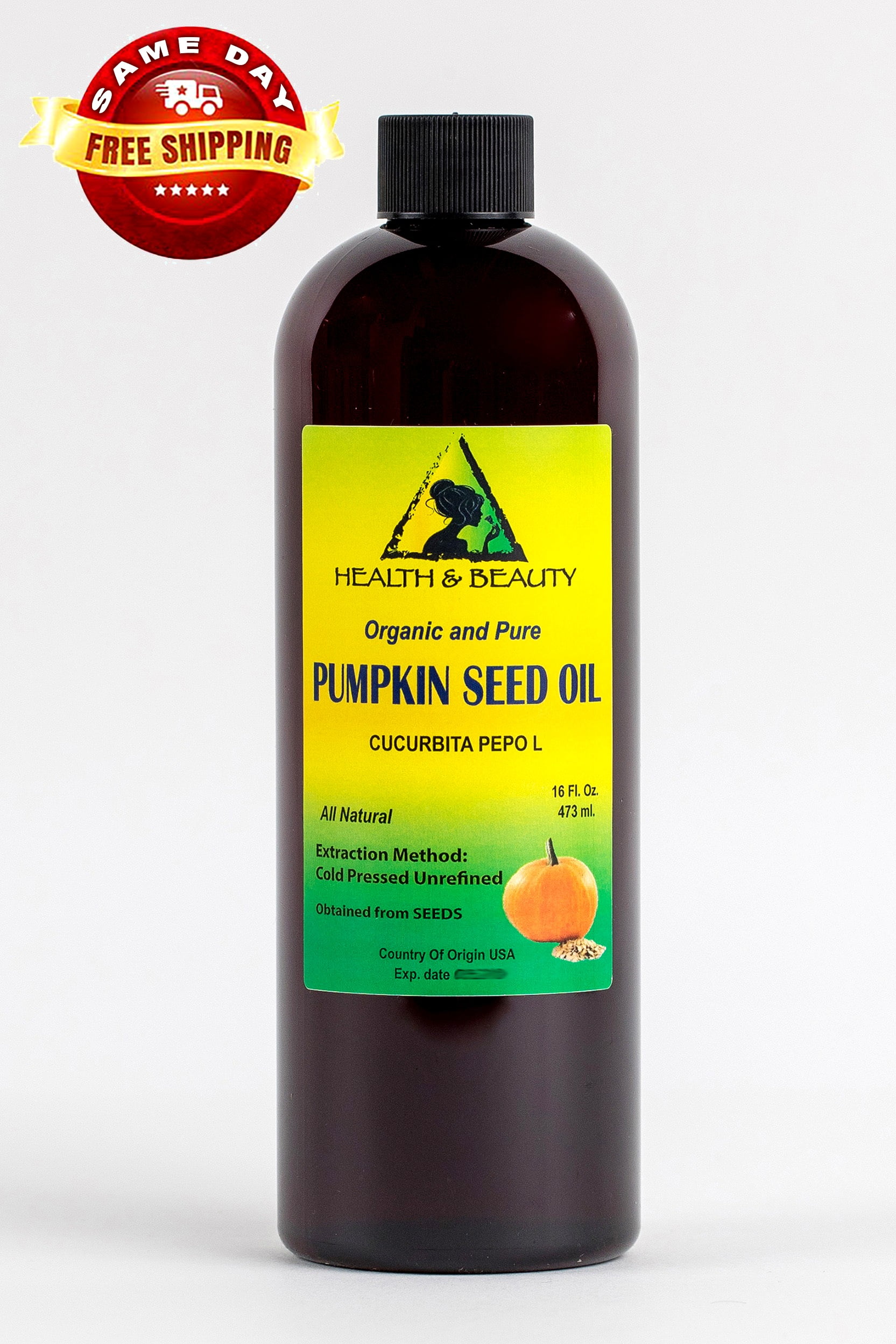 Pumpkin Seed Oil Unrefined Organic Carrier Cold Pressed Virgin Raw Pure 32 oz