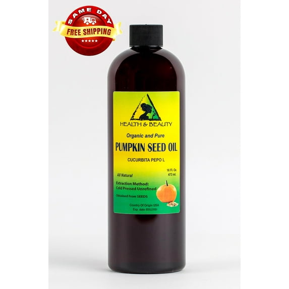 Pumpkin Seed Oil Unrefined Organic Carrier Cold Pressed Virgin Raw Pure 32 oz