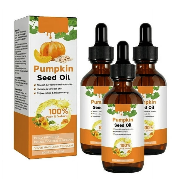 Pumpkin Seed Oil for Hair 100 Pure RAW Cold Pressed