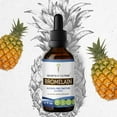 thumbnail image 1 of Secrets Of The Tribe Bromelain Tincture Dietary Supplement, Natural Herbal Extract for Enzymatic Support, Bromelain, Pineapple (Ananas сomosus) Dried Stem and Fruit, Alcohol-Free Extract, Drops 2 oz, 1 of 7