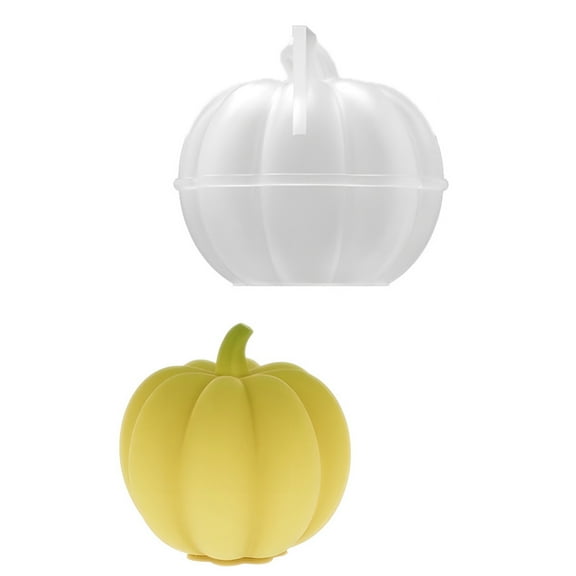 Silicone Pumpkin Shape Mold Reusable Silicone Molds Perfect for Artistic Making and Enhancing Home Aesthetic
