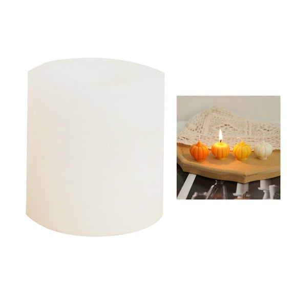 Pumpkin Shaped Candle Making, Epoxy Resin Model, Supplies Fondant Handmade Plaster Model, Crafting Art DIY Baking 3D Pumpkin Silicone Model