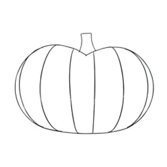 Pumpkin Shaped Metal Wreath Form - Sturdy DIY Wire Base for Fall Halloween Thanksgiving Wreath Making, Rust-Proof Steel Frame for Floral Arrangements, Front Door Farmhouse Wall Decor Craft Project