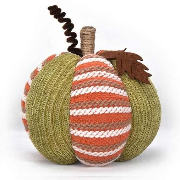 Pumpkin Shaped Throw Pillow - Cute Fall Decor Plush for Halloween & Thanksgiving, Soft Polyester Accent Pillow for Sofa, Bed or Party Decoration