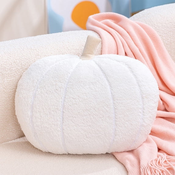 Pumpkin Shaped Throw Pillow Fall Decor Cushion for Sofa Living Room Halloween Thanksgiving Home Decor Soft Plush Stuffed Pillow