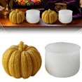 thumbnail image 1 of Pumpkin Silicone Mold,Flexible Non‑Stick Casting Form for Pumpkin‑Shaped Soap,Small Multi‑Use 3D Pumpkin Molds,Fall Pumpkin Craft Silicone Mould,2.6x1.4 Inch Pumpkin Form for Halloween,Castwork, 1 of 4