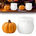 thumbnail image 1 of Pumpkin Silicone Mold,Flexible Pumpkin Silicone Casting Mould,3D Pumpkin Silicone Mold,Multi‑Purpose 3D Pumpkin Form,2.3x2 Inch Durable Cavity for Castwork,Handcraft,Thanksgiving,Halloween, 1 of 4
