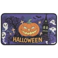 thumbnail image 1 of Pumpkin Skull Bat Spider Non-Skid Doormat 30x17 Inch Happy Halloween Protection Door Mats Switch Rug for Entryway Porch Entryway Bathroom, 1 of 7
