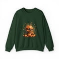 thumbnail image 1 of Pumpkin Skull Dot Day Unisex Heavy Blend™ Crewneck Sweatshirt, 1 of 7