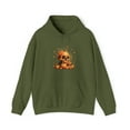 thumbnail image 1 of Pumpkin Skull Dot Day Unisex Heavy Blend™ Hooded Sweatshirt, 1 of 9
