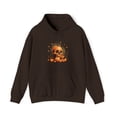 thumbnail image 1 of Pumpkin Skull Dot Day Unisex Heavy Blend™ Hooded Sweatshirt, 1 of 9