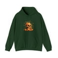 thumbnail image 1 of Pumpkin Skull Dot Day Unisex Heavy Blend™ Hooded Sweatshirt, 1 of 9