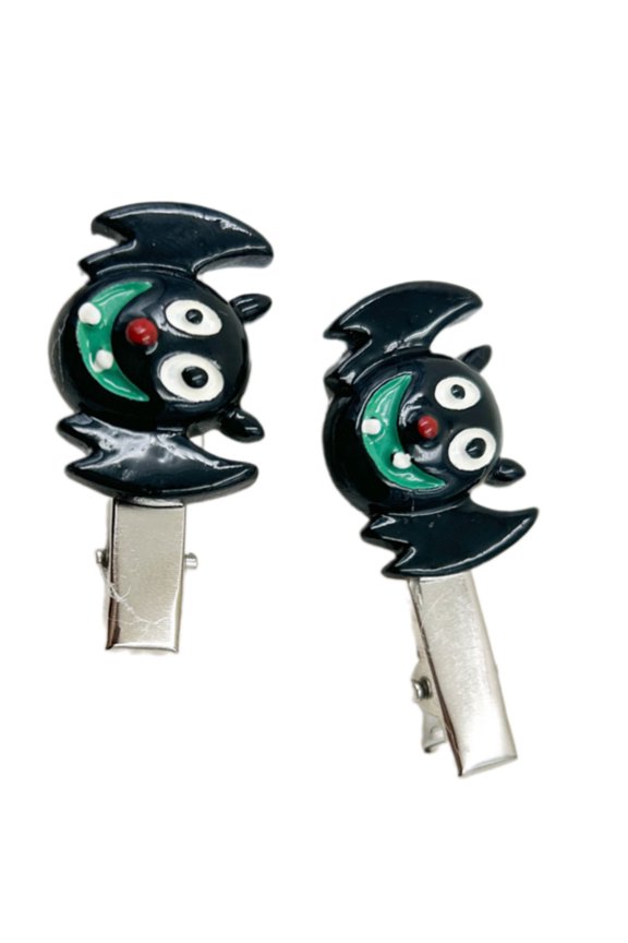 Pumpkin Skull Resin Hair Clip Halloween Clothing Essential Lightweight Decorative Hairpin For Adults Children Item