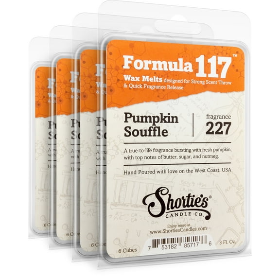 Pumpkin Souffle Wax Melts Bulk Pack - Highly Scented + Natural Oils - Shortie's Candle Company