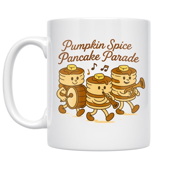 Pumpkin Spice Latte Design - Fall Enthusiast - 11 oz Ceramic Coffee Mug