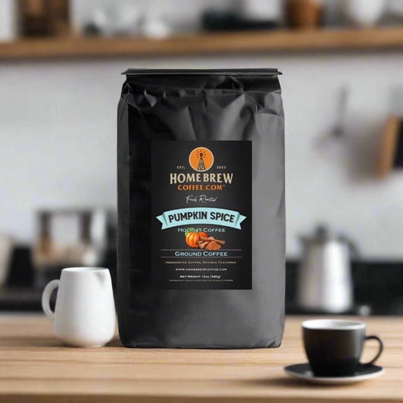 Pumpkin Spice (Holiday) coffee, 12 oz., 1 lb., 2 lbs., Ground or Whole Bean