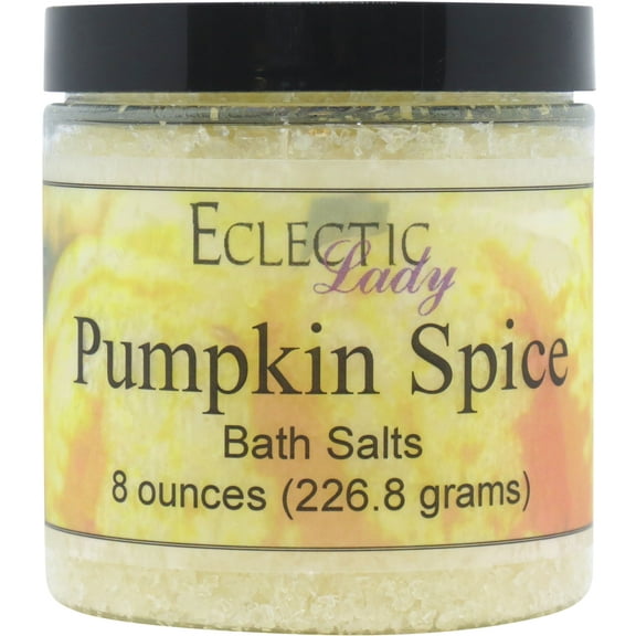 Pumpkin Spice Bath Salts by Eclectic Lady, 8 ounces
