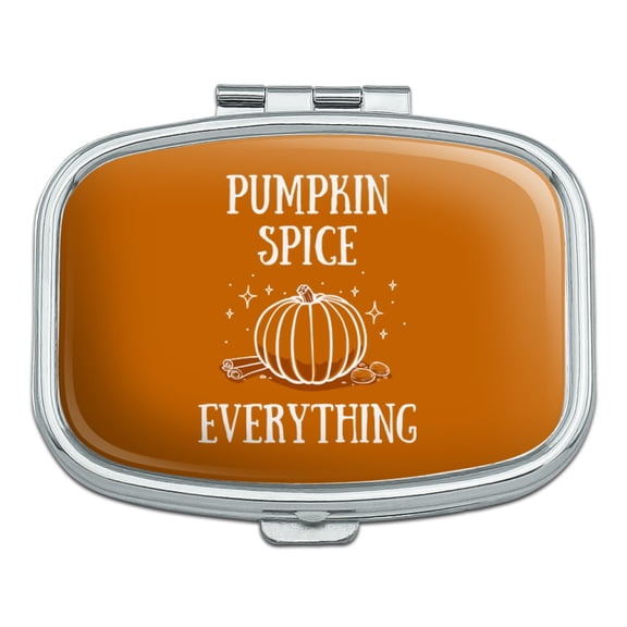 Pumpkin Spice Everything Rectangle Pill Case Trinket Gift Box