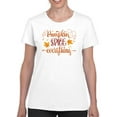 thumbnail image 1 of Pumpkin Spice Everything T-Shirt Women -Image by Shutterstock, Female 4X-Large, 1 of 4