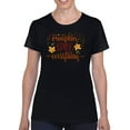 thumbnail image 1 of Pumpkin Spice Everything T-Shirt Women -Image by Shutterstock, Female 5X-Large, 1 of 4