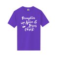 thumbnail image 1 of Pumpkin Spice & Jesus Christ Short Sleeve Neon T-Shirt, 1 of 1