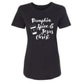 thumbnail image 1 of Pumpkin Spice & Jesus Christ Womens crewneck tee, 1 of 2