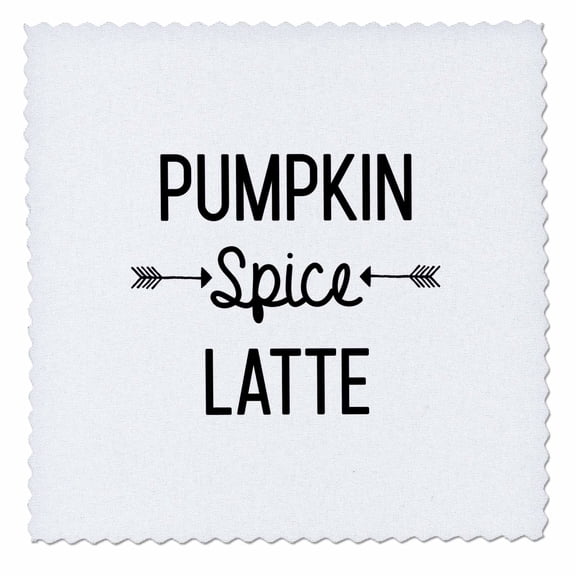 3dRose, Pumpkin Spice Latte, 10x10 inch quilt square