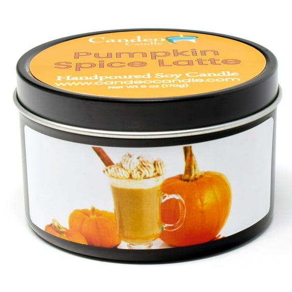 Pumpkin Spice Latte, 6oz Soy Candle Tin