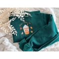thumbnail image 1 of Pumpkin Spice Latte Fall Embroidered Sweatshirt, 1 of 3