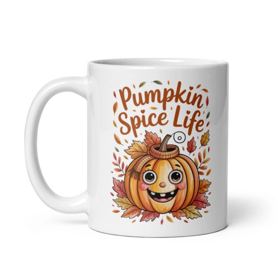 Pumpkin Spice Life Mug – Cute Autumn Fall Season Coffee Cup