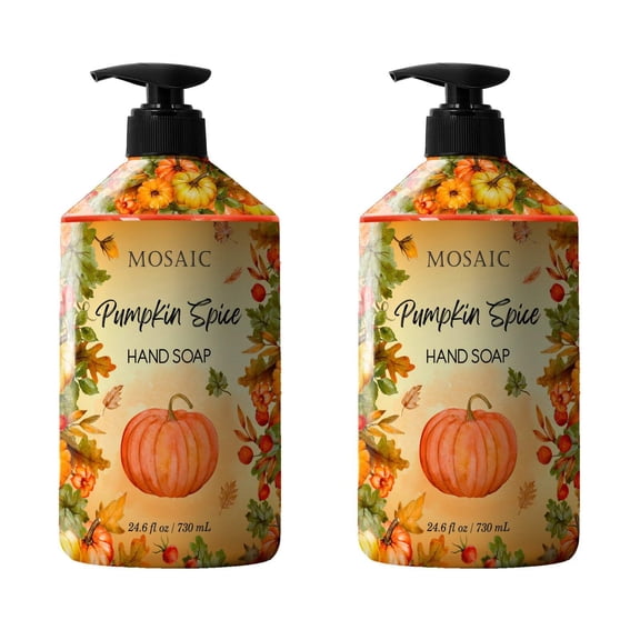 Pumpkin Spice Liquid Hand Soap 24.6 fl oz Each (Set of 2)