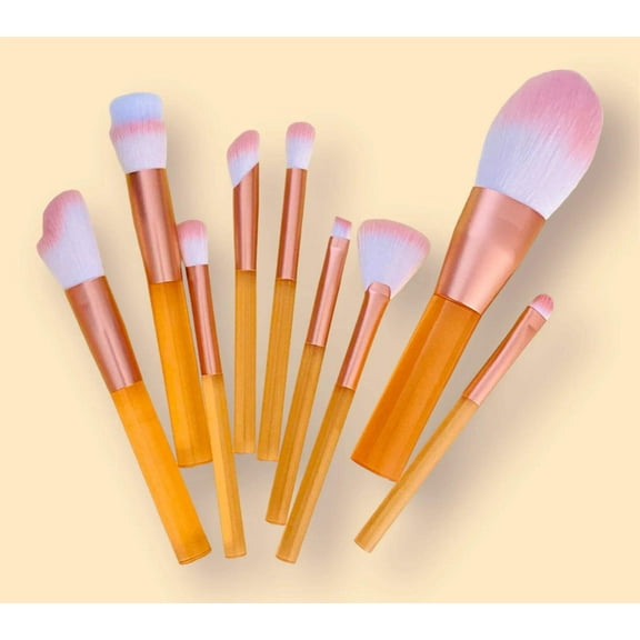 Pumpkin Spice Makeup Brush Set