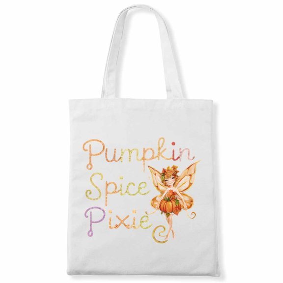 Pumpkin Spice Pixie | Halloween Canvas Bag 1Pc