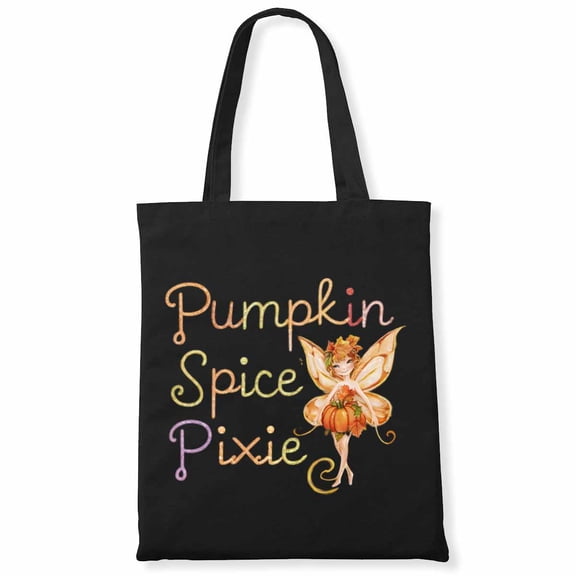 Pumpkin Spice Pixie | Halloween Canvas Bag 2Pcs