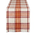 thumbnail image 1 of Pumpkin Spice Plaid Table Runner 14x72, 1 of 3