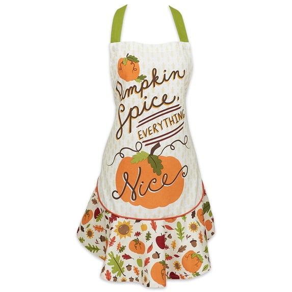 Pumpkin Spice Ruffle Apron