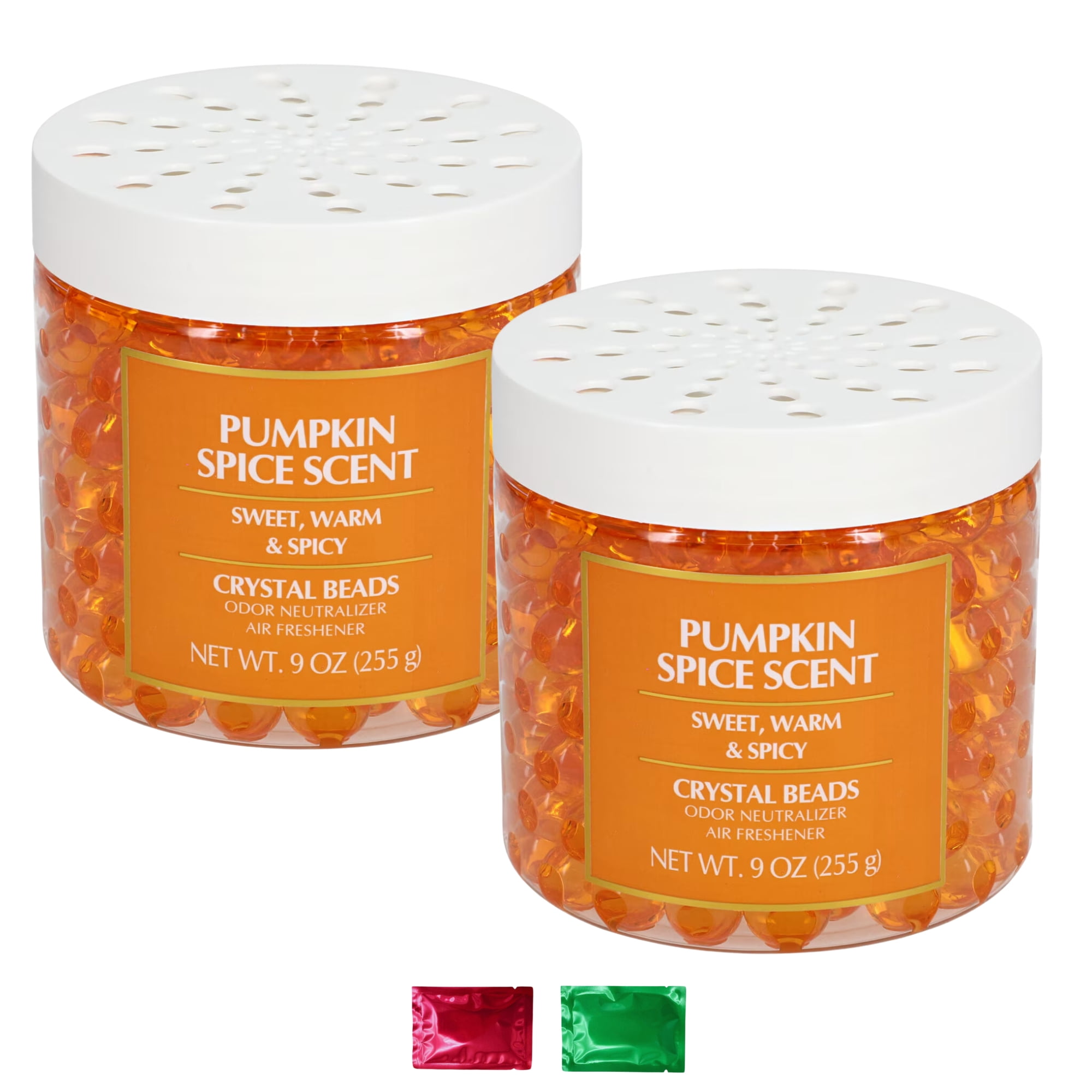 Pumpkin Spice Scented Air Freshener Beads Odor Eliminator Neutralizer