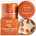 thumbnail image 1 of Pumpkin Spice Scented Candle- Fall Candles for Home - Fall Decor - for Home Meditation Gift Travel - Long Lasting - Highly Scented - Velas Arom�ticas para el Hogar - 5 oz Tin for Christmas Gift Ideas, 1 of 6