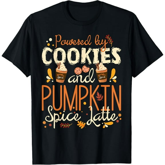 Pumpkin Spice Shirt Funny Cookie Lover Pumpkin Spice Latte T-Shirt
