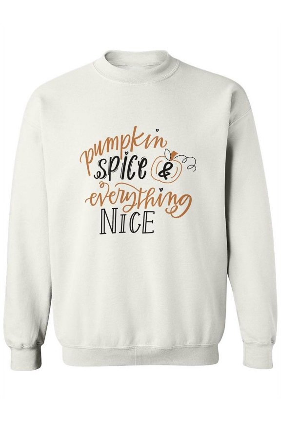 Pumpkin Spice Slogan. Sweatshirt Women -Image by Shutterstock, Female Small