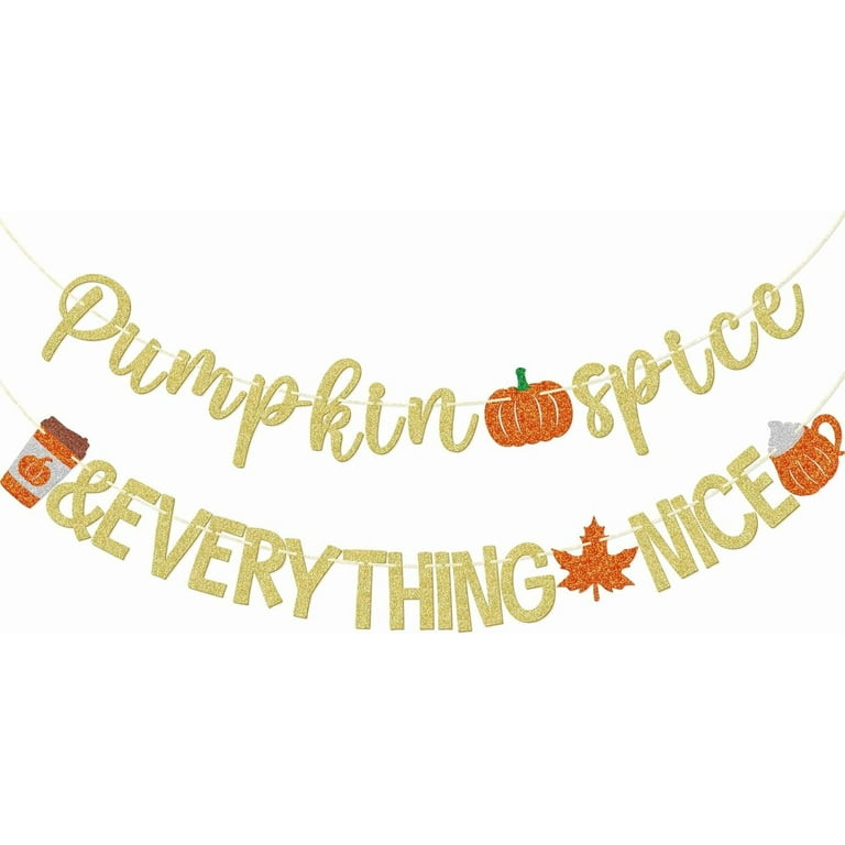 Thankful For You Banner With Foil Balloons - Glitter Thanksgiving Decor For Friendsgiving & Fall Parties