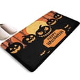 thumbnail image 1 of Pumpkin Spooky Front Door Mat,Non-Slip Doormat Halloween Floor Entryway Rug 17x31.5 Inch Switch Rug for Room Winter Laundry, 1 of 4