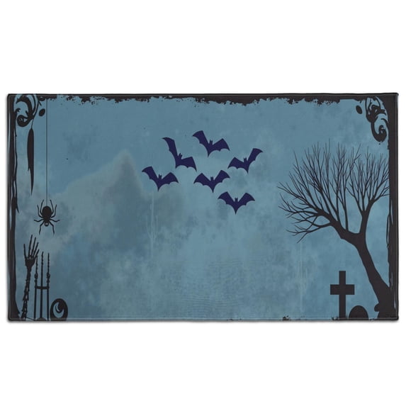 Pumpkin Spooky No Slip Welcome Mats x Inch Halloween Pumpkin Protection Welcome Mat Switch Rug for Entryway Porch Entryway Bathroom