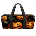 thumbnail image 1 of Pumpkin Sports Bag with Shoe Bag, Yoga Bag, Travel Tote, Duffle Bag, Size 17.7 Inches. Interior Zipper Pocket. Large Capacity., 1 of 6